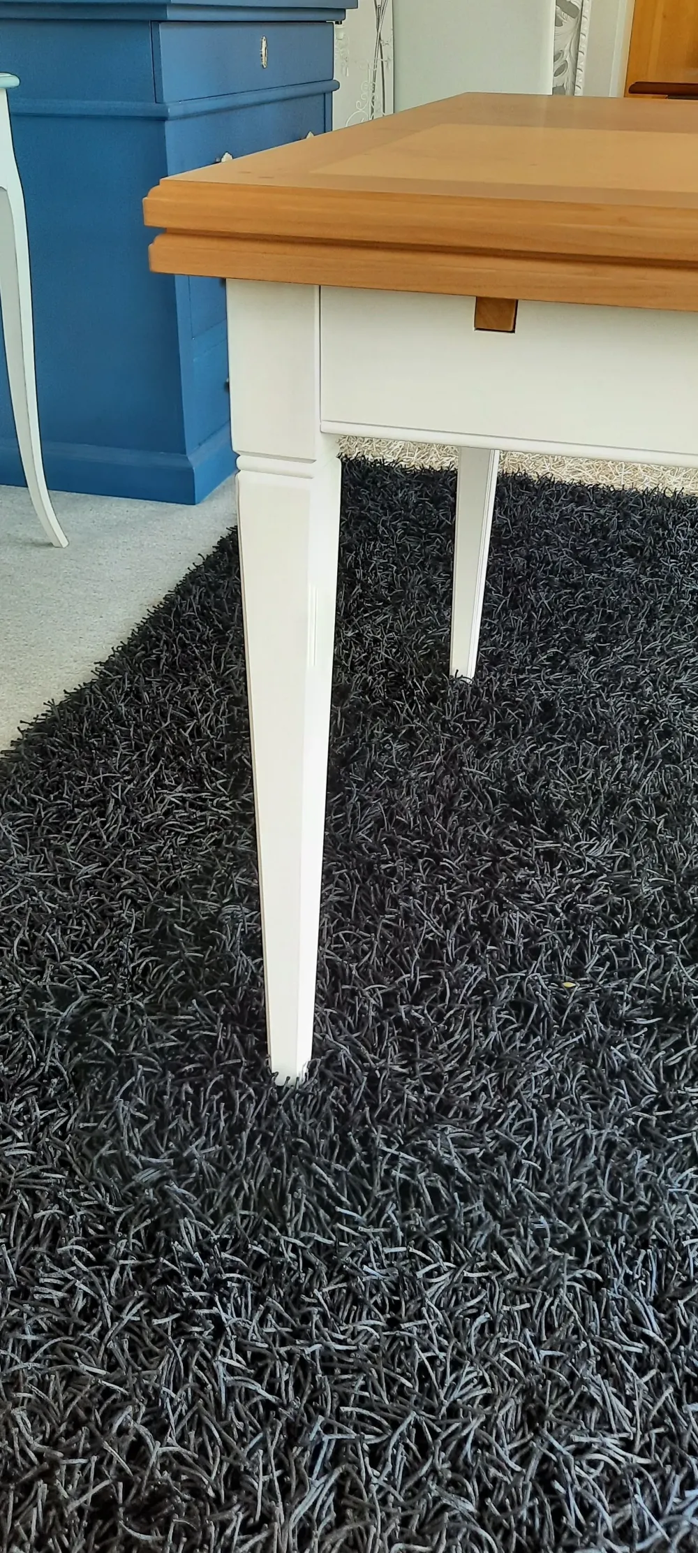 Sale Tavolo quadrato in legno Modello quadrifogli di in Offerta Outlet Tavoli