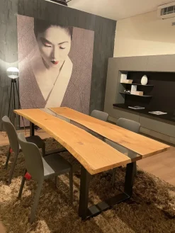 Sale Tavolo Resina le trasparenze   in legno Fisso scontato 53% Tavoli