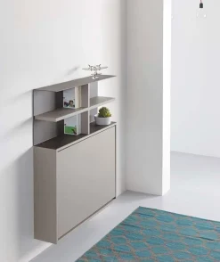 Tavolo rettangolare a penisola Bureau + 3 sedie zeta scontato Tavoli