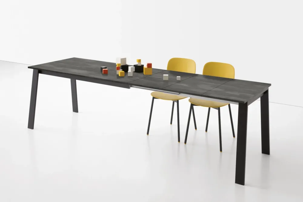 Point House Tavolo rettangolare a quattro gambe Delta 120 scontato- Tavoli