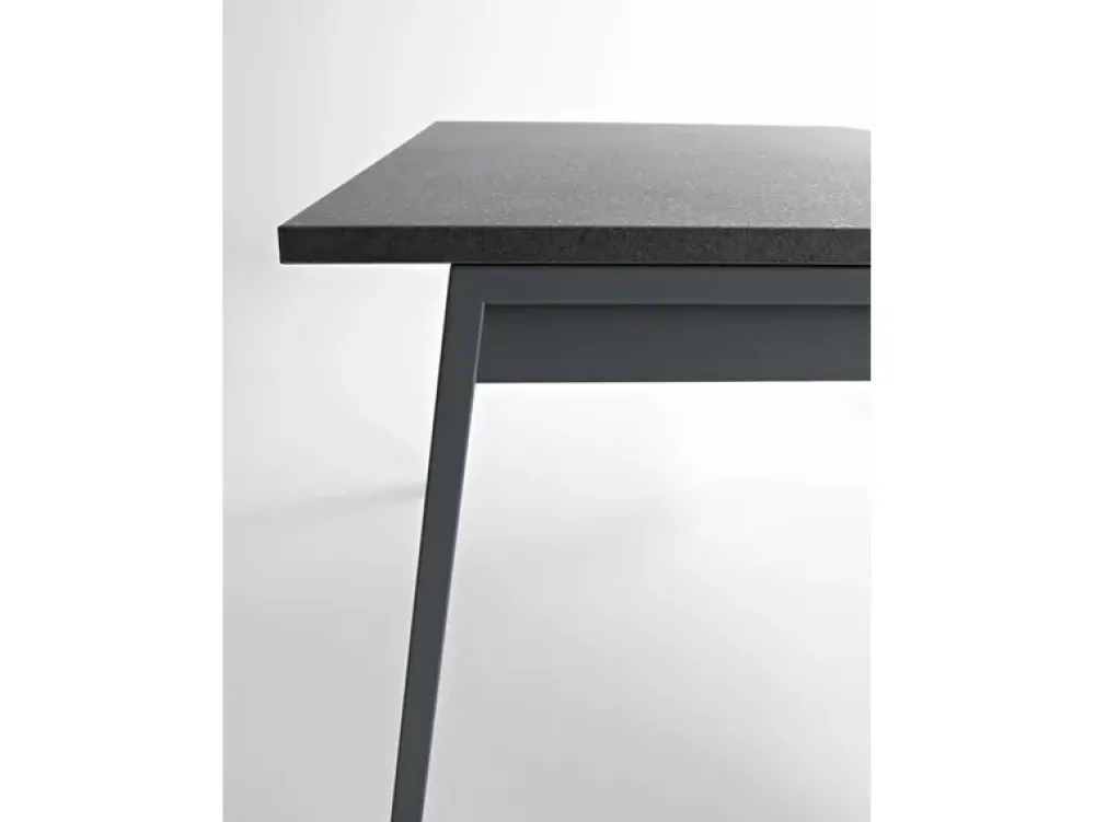 Point House Tavolo rettangolare a quattro gambe Delta 120 scontato- Tavoli