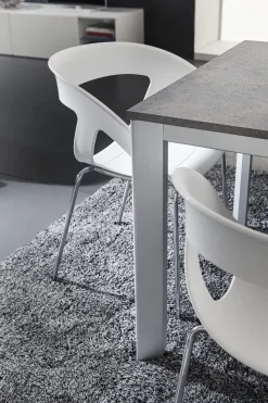 Tavolo rettangolare a quattro gambe Mario scontato^La Primavera Online