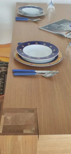 Tavolo rettangolare a quattro gambe Fiandre scontato^Artigianale Sale