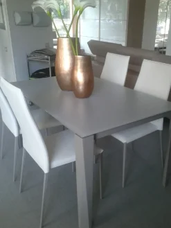 Best Tavolo rettangolare a quattro gambe Tavolo chef piano cristallo opaco antigraffio scontato Tavoli