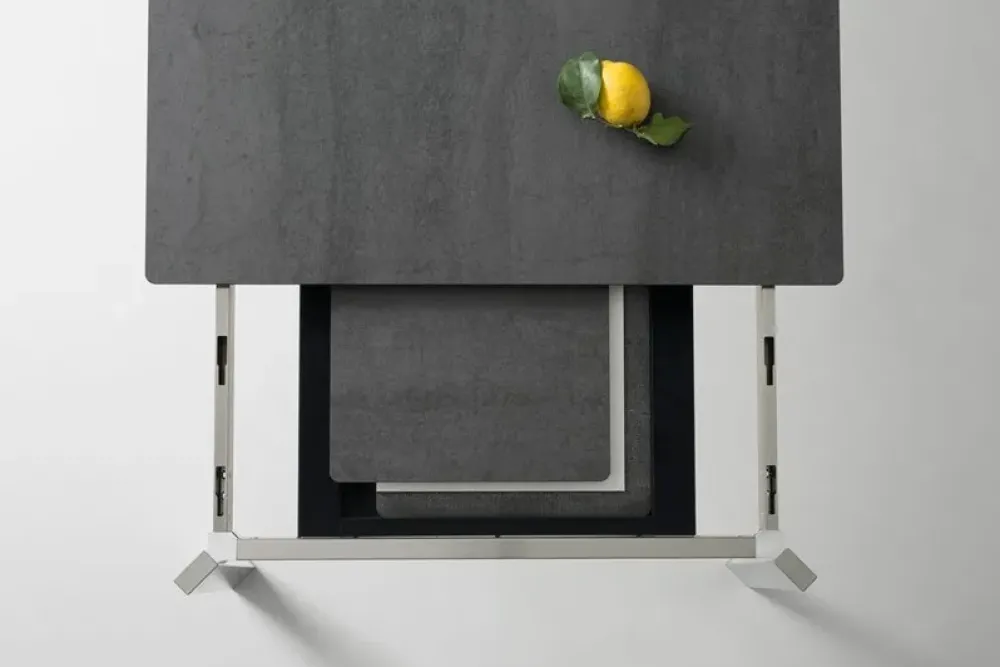 Point House Tavolo rettangolare a quattro gambe Tavolo krono 140 basic scontato- Tavoli