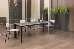 Tavolo rettangolare a quattro gambe Eos scontato^Ingenia Discount