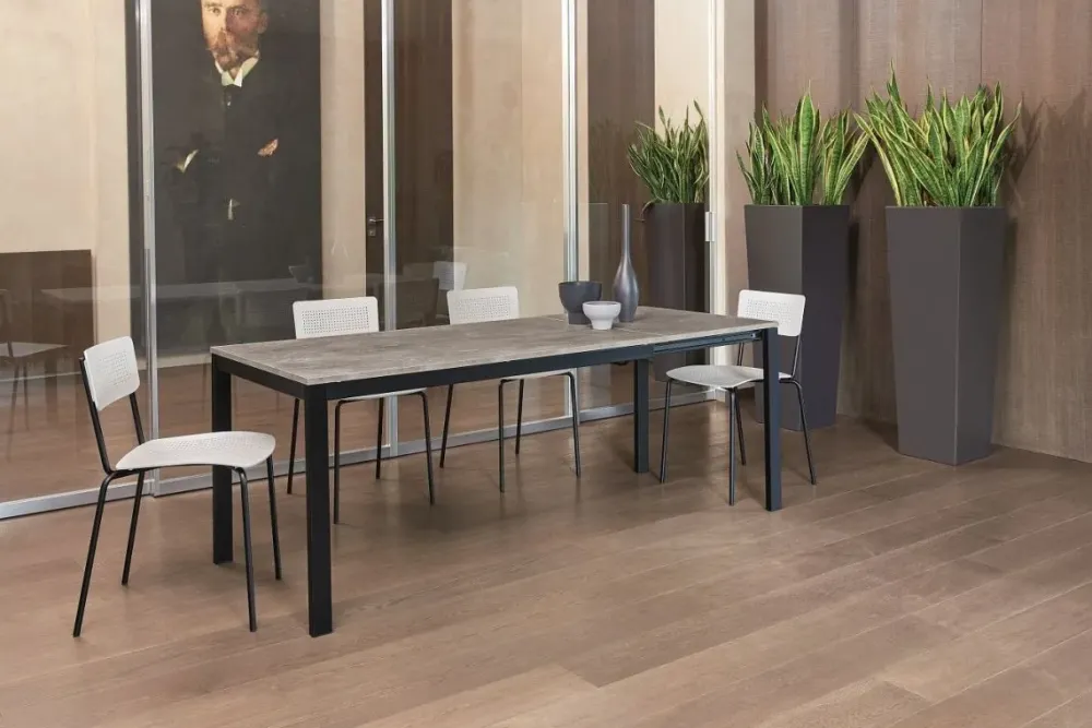 Tavolo rettangolare a quattro gambe Eos scontato^Ingenia Discount