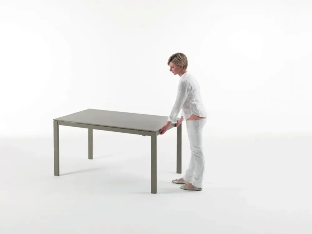 Tavolo rettangolare a quattro gambe Eos scontato^Ingenia Discount