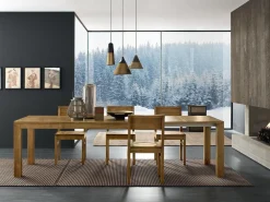 Discount Tavolo rettangolare a quattro gambe Block Fgf scontato Tavoli