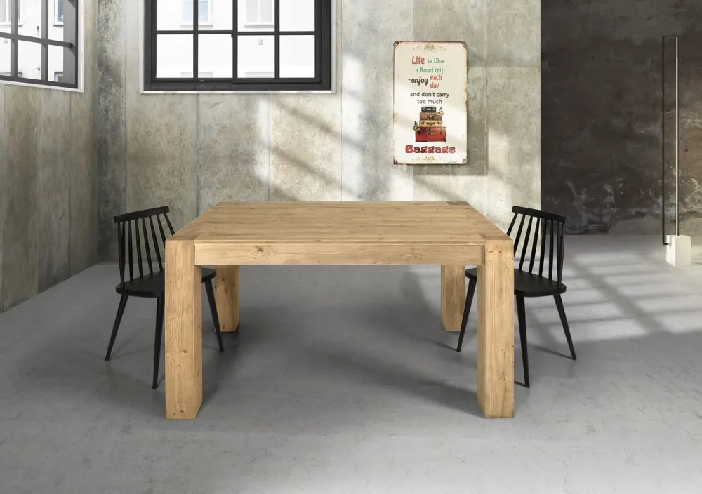 Tavolo rettangolare a quattro gambe Nodato scontato Tavoli