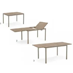 New Tavolo rettangolare Aladino wood in Offerta Outlet Tavoli