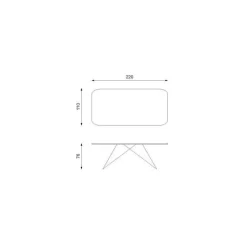 Stones Tavolo rettangolare allungabile Thanos- Tavoli