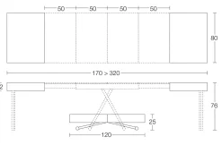 Tavolo rettangolare allungabile Assist di a prezzo riservato^Altacom New