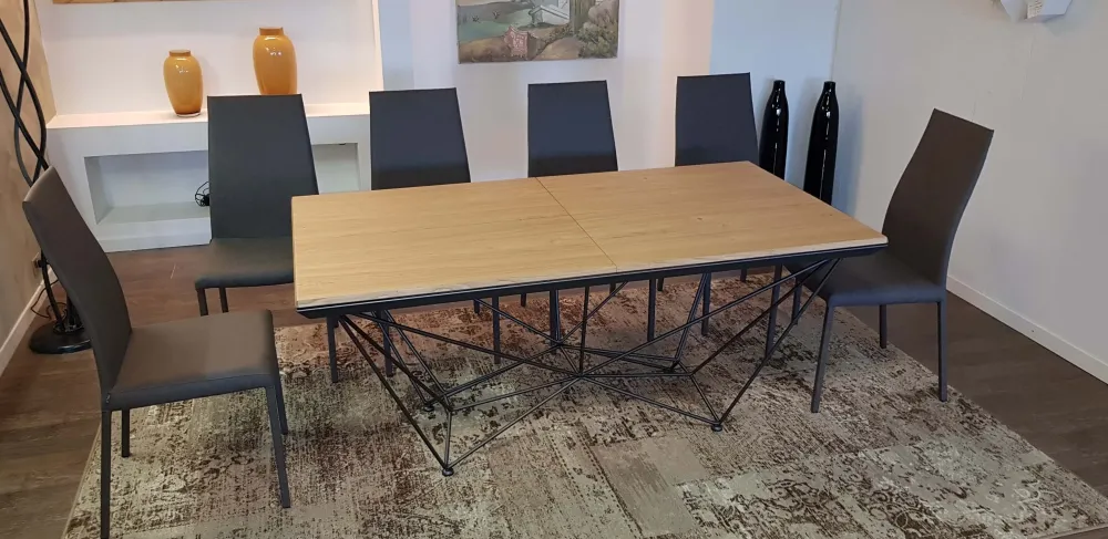 Tavolo rettangolare allungabile Fil8 t238^Ozzio