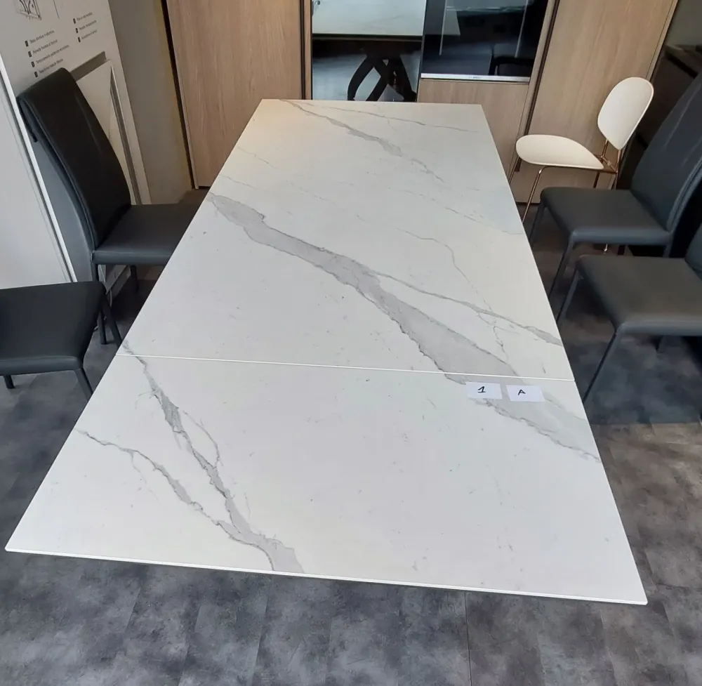 Hot Tavolo rettangolare in ceramica artistica, offerta outlet. Tavoli