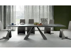 New Tavolo rettangolare con basamento centrale Eliot Cattelan scontato Tavoli