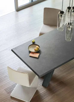 New Tavolo rettangolare con basamento centrale Big table scontato Tavoli