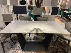 Collezione esclusiva Tavolo rettangolare D9196 in ceramica. . Offerta Outlet.- Tavoli