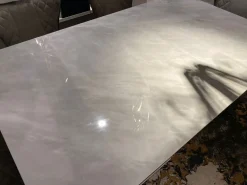 Collezione esclusiva Tavolo rettangolare D9196 in ceramica. . Offerta Outlet.- Tavoli