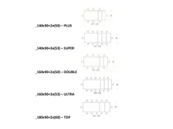 Tavolo rettangolare Diamond scontato del 0%^Friulsedie Online