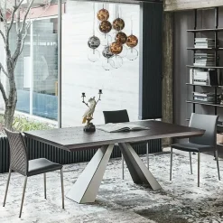 Tavolo rettangolare Eliot wood drive scontato del 40%^Cattelan Italia Discount