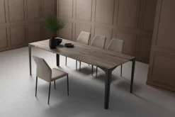 Tavolo rettangolare in altri materiali Ettore * di in Offerta Outlet Tavoli