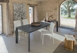 Friulsedie Tavolo rettangolare in ceramica Galileo di in Offerta Outlet- Tavoli