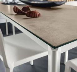 La Primavera Tavolo rettangolare in ceramica Mario * di in Offerta Outlet- Tavoli