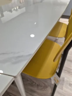 Artigianale Tavolo rettangolare in ceramica Oceano di in Offerta Outlet- Tavoli