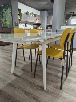 Artigianale Tavolo rettangolare in ceramica Oceano di in Offerta Outlet- Tavoli