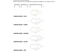 Friulsedie Tavolo rettangolare in ceramica Matrix di in Offerta Outlet- Tavoli