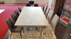 Tavolo rettangolare in laminato Lungo largo et79 di in Offerta Outlet^Ozzio New