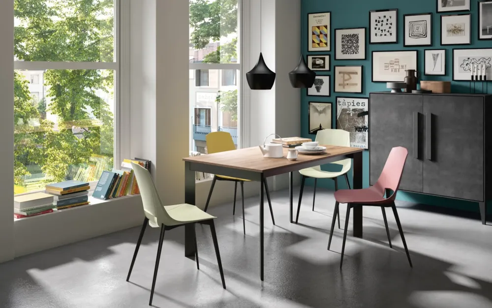 Tavolo rettangolare in laminato Zen 120 in Offerta Outlet^Point House Discount