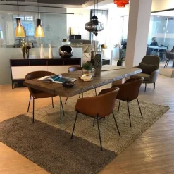 Artigianale Tavolo rettangolare in legno Tavolobello wood in Offerta Outlet- Tavoli