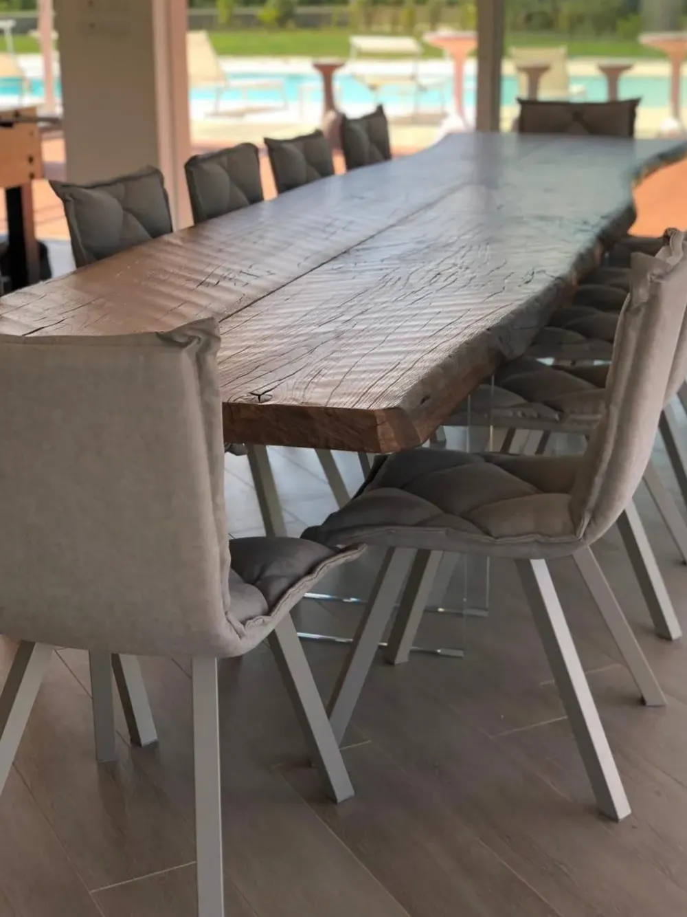 Artigianale Tavolo rettangolare in legno Tavolobello wood in Offerta Outlet- Tavoli