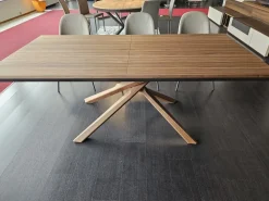 Tavolo rettangolare in legno Arizona di in Offerta Outlet^Easyline Clearance