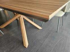 Tavolo rettangolare in legno Arizona di in Offerta Outlet^Easyline Clearance