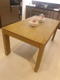 Tavolo rettangolare in legno Mood in Offerta Outlet^FGF Mobili Online