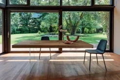 Tavolo rettangolare in legno Air 220x100 fisso wildwood di in Offerta Outlet^Lago Hot