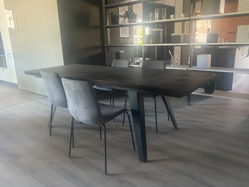 Stones Tavolo rettangolare in legno Scott in Offerta Outlet- Tavoli