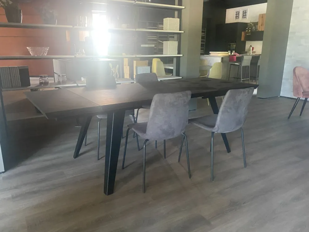 Stones Tavolo rettangolare in legno Scott in Offerta Outlet- Tavoli