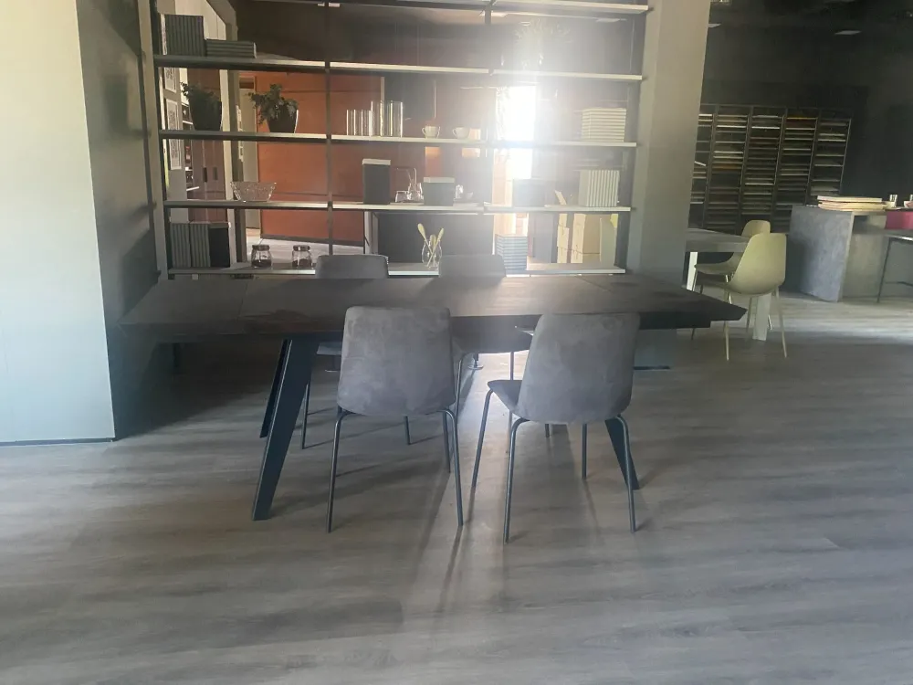 Stones Tavolo rettangolare in legno Scott in Offerta Outlet- Tavoli