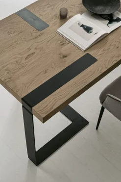 Artigianale Tavolo rettangolare in legno Michelangelo in Offerta Outlet- Tavoli