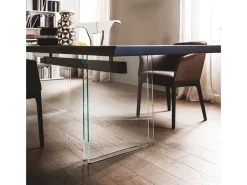 Tavolo rettangolare in legno Ikon di in Offerta Outlet^Cattelan Italia Sale