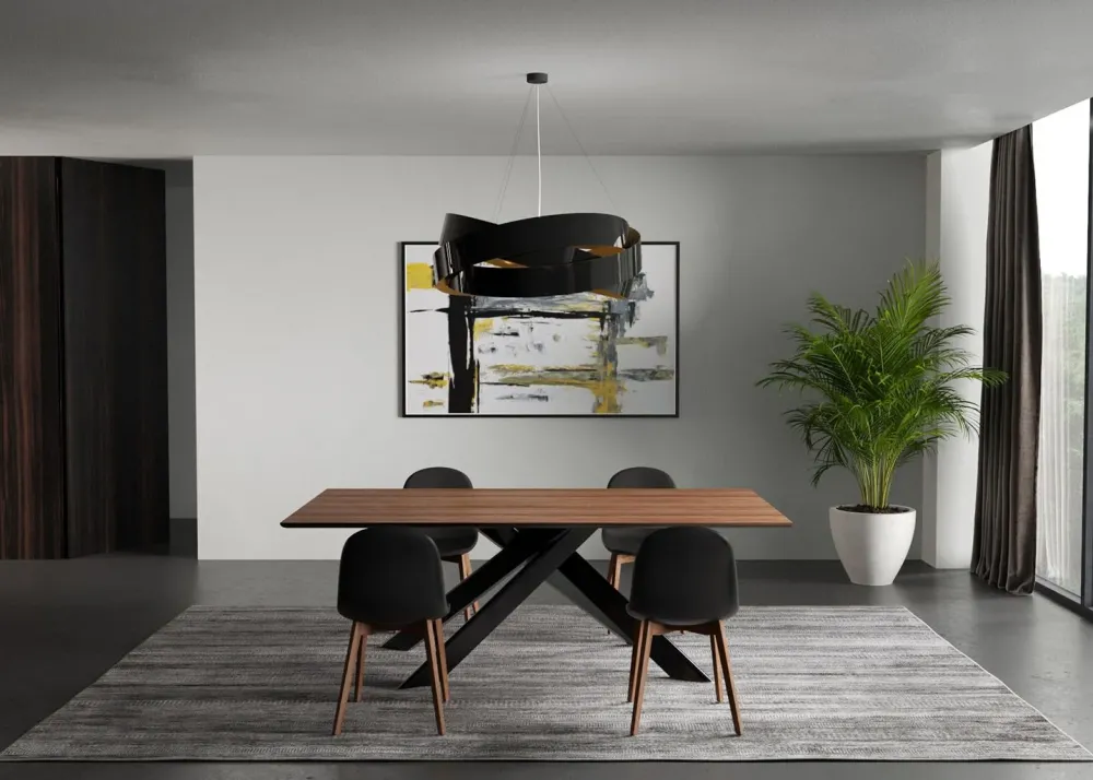 Giessegi Tavolo rettangolare in legno 8054 di in Offerta Outlet- Tavoli