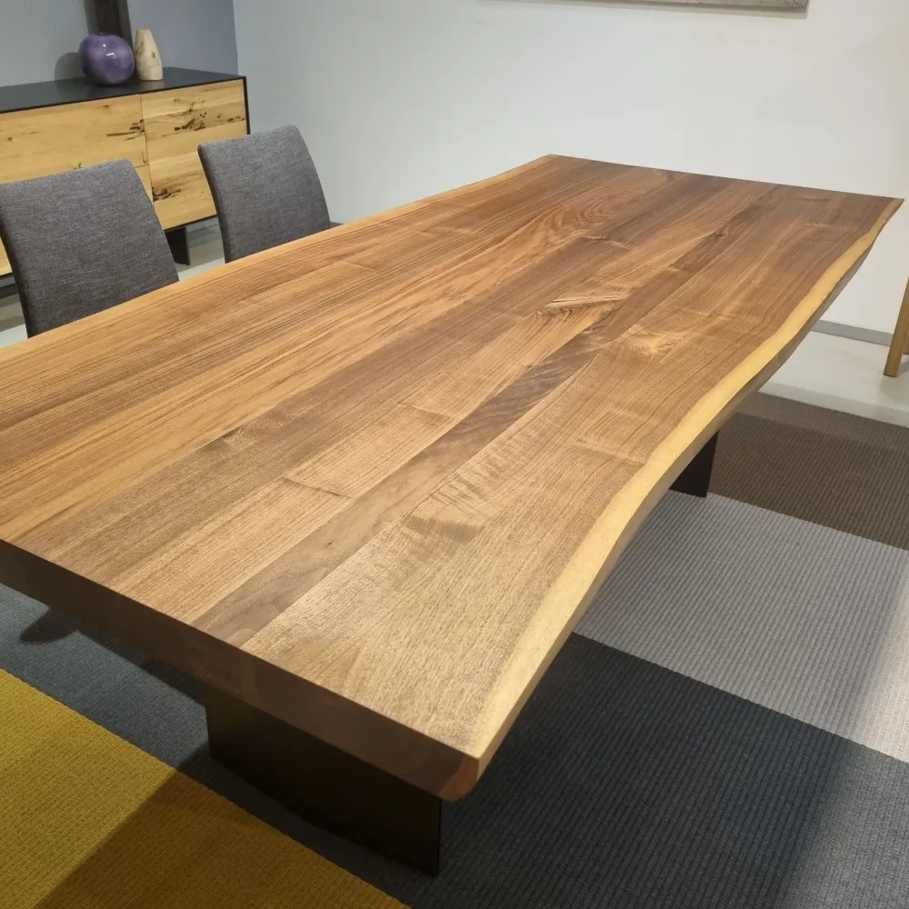 Online Tavolo rettangolare in legno Sky-natura extra natural sides di in Offerta Outlet Tavoli