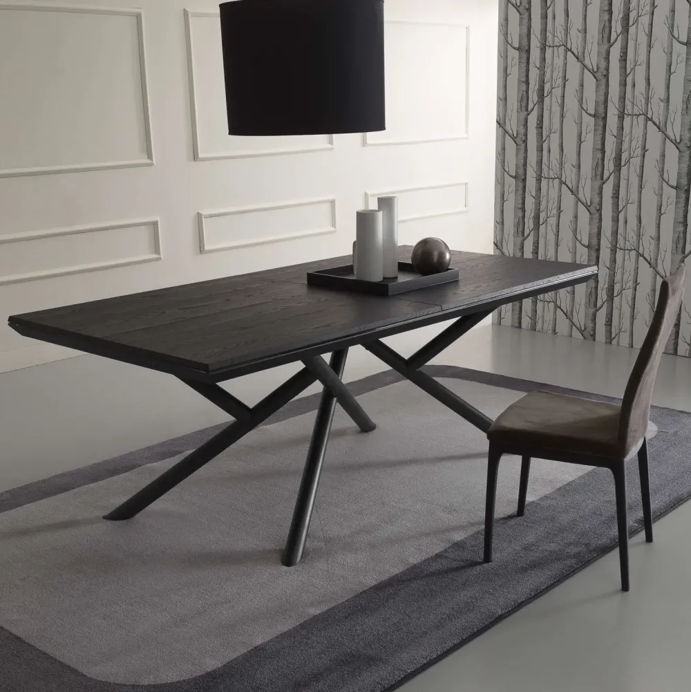 New Tavolo rettangolare in legno Random di in Offerta Outlet Tavoli