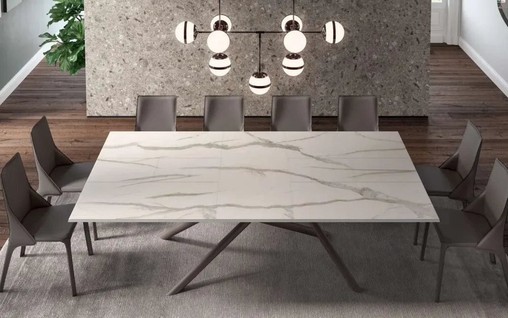 New Tavolo rettangolare in legno Random di in Offerta Outlet Tavoli