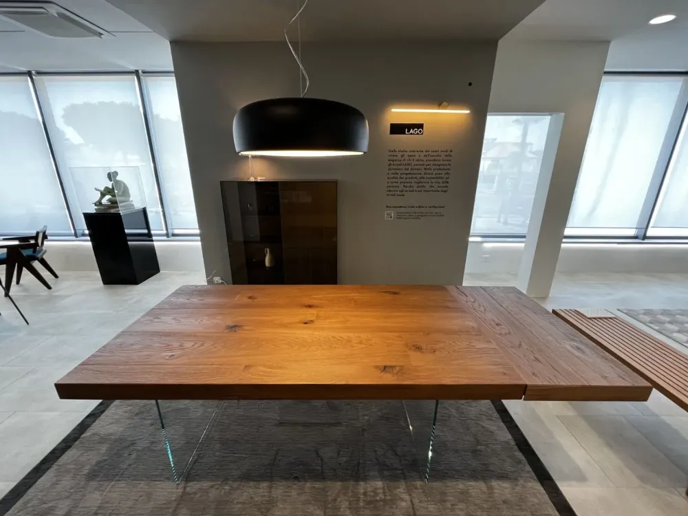 Hot Tavolo rettangolare in legno Air extendable di in Offerta Outlet Tavoli