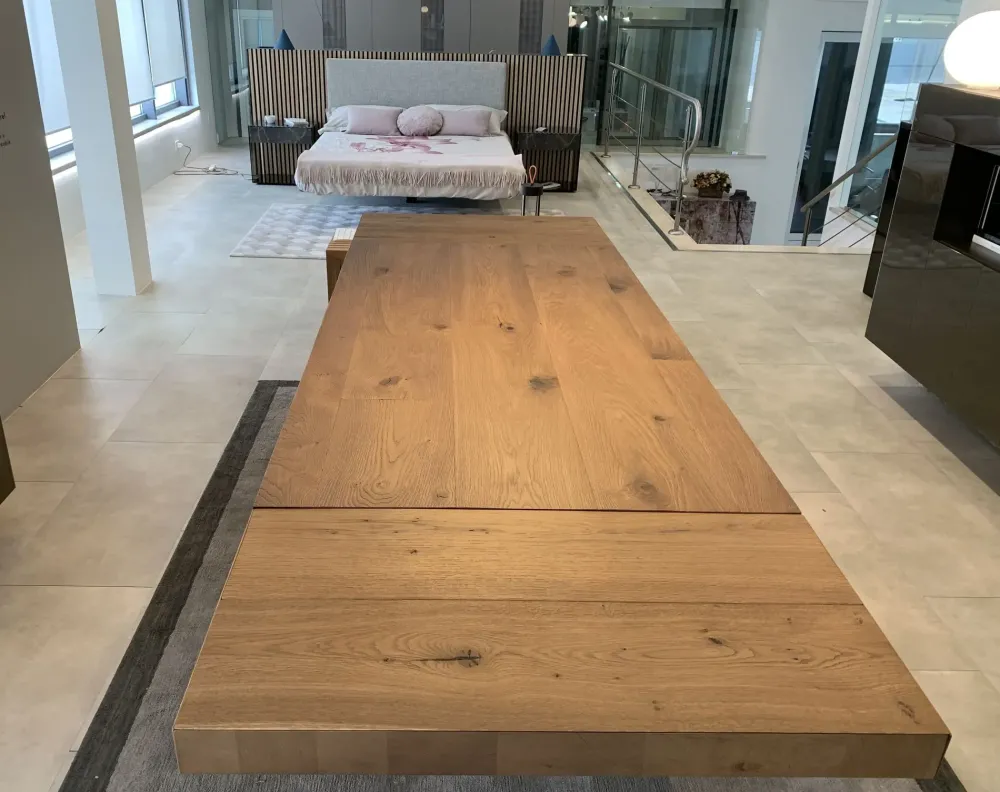 Hot Tavolo rettangolare in legno Air extendable di in Offerta Outlet Tavoli